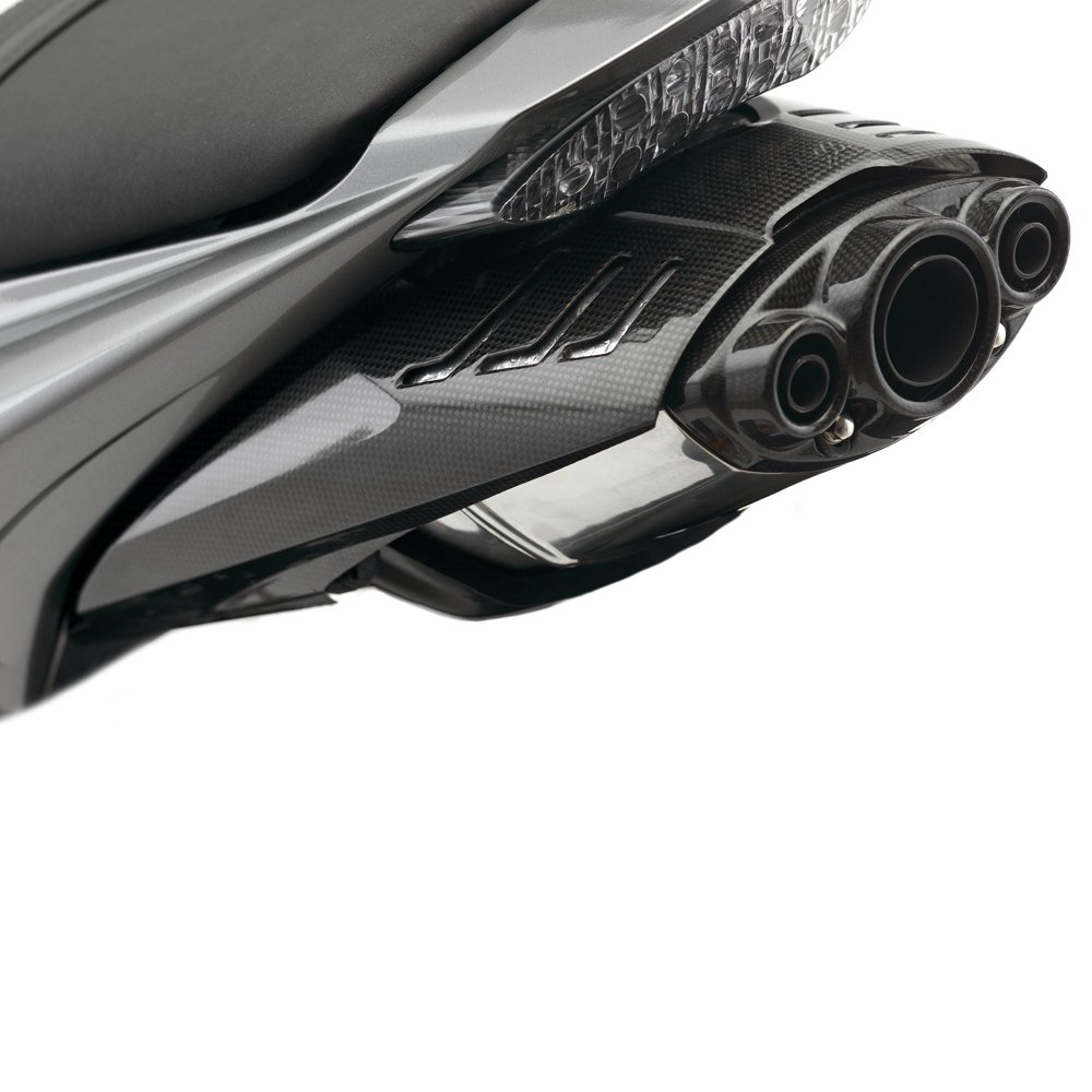moto daytona-675-y-r heat-shield,-carbon-fibre 