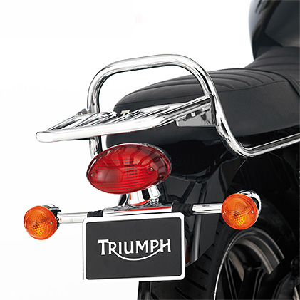 moto bonneville-&-bonneville-t100-efi luggage-rack,-chrome 