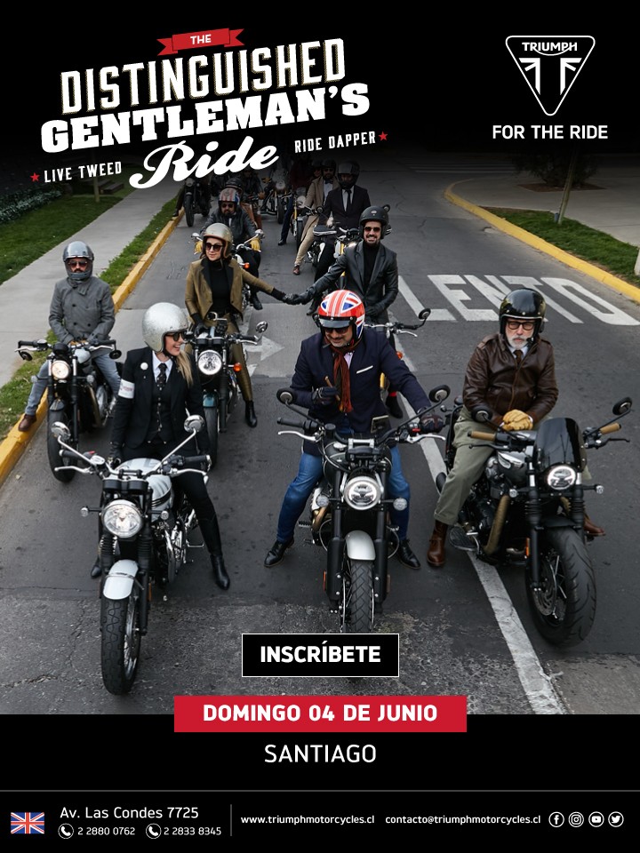 Triumph Gentlemans Ride Santiago 2023