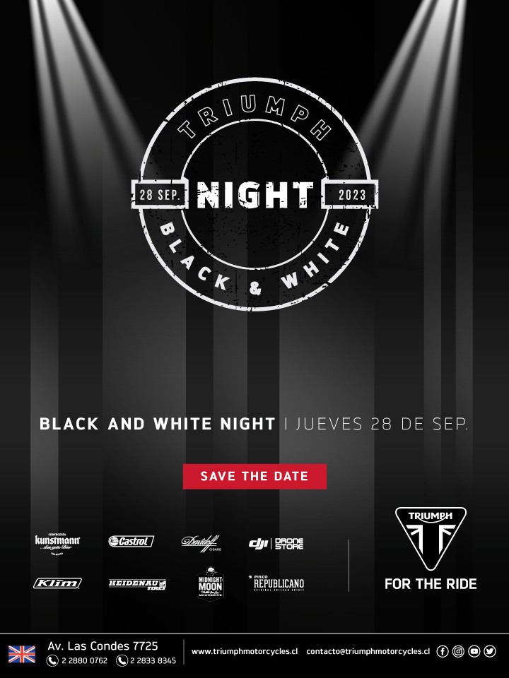 Triumph Night - Black and White