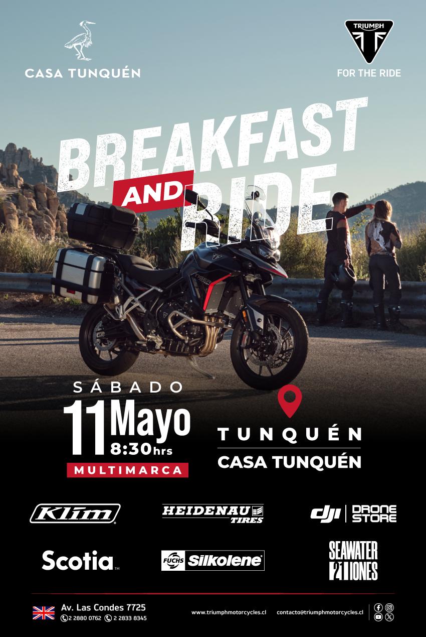 Triumph Breakfast and Ride Tunquén