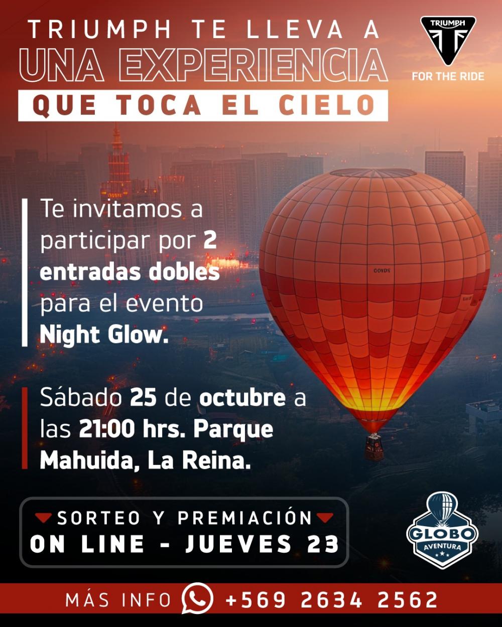 Night Glow | Triumph x Globo Aventura 2da edición