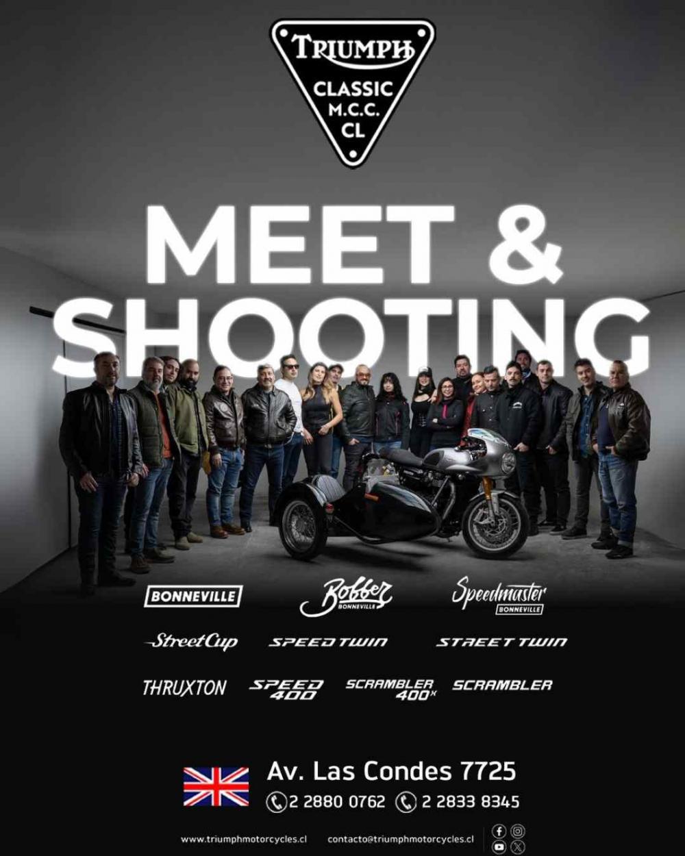 Meet & Ride Comunidad de motos clásicas Triumph, MCC 
