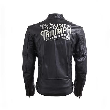 ropa de moto chaquetas-cuero-triumph-beachley-jacket-xl - motorsports.cl